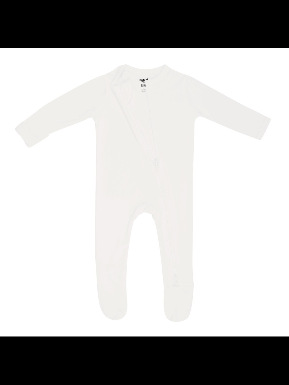 Kyte baby zipper footie in cloud